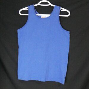 WARDROBE ESSENTIALS | size 16 | Blue Tank Top | 100% Cotton
